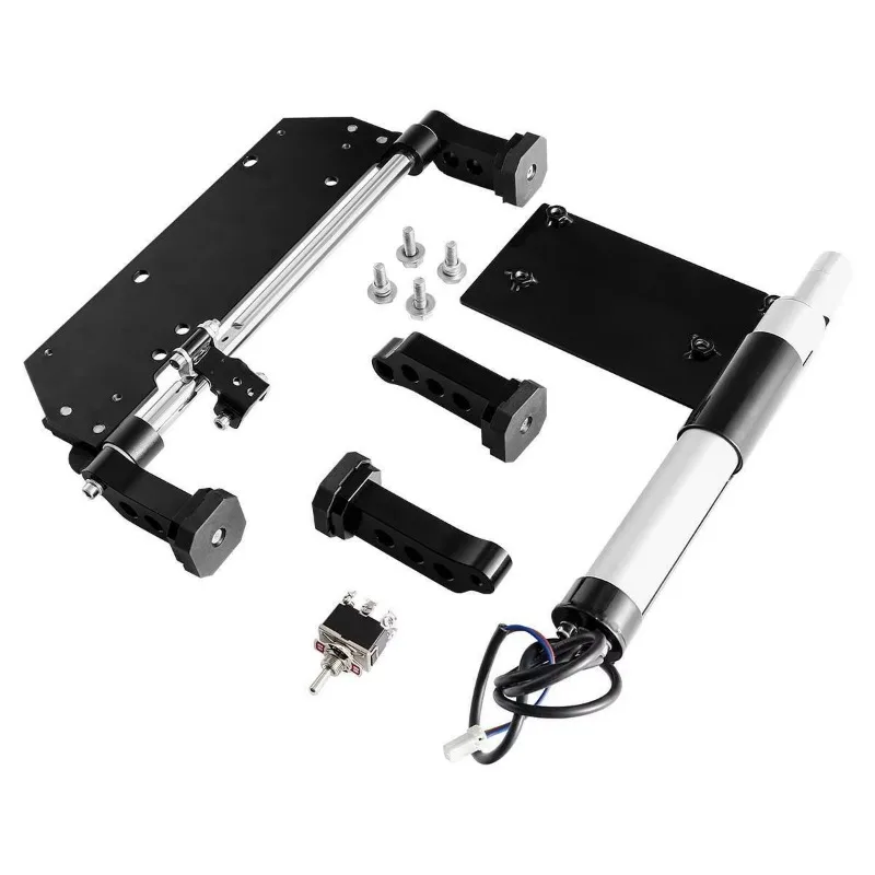 XF2906C343-B Motorized Center Bracket, Electric Center Stand for Touring Road King Glide Bagger 2017-2020