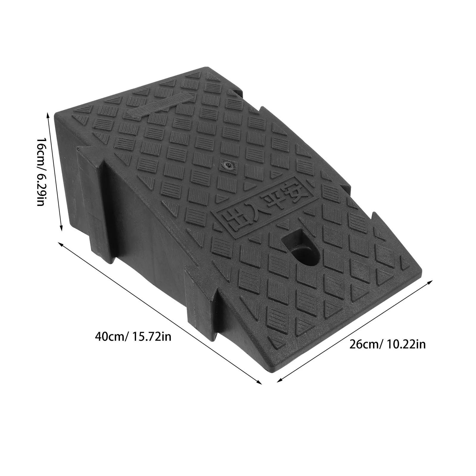 

Plastic Outdoor Use Ramp Cushion Anti Slip Diamond Textured Car Climbing Portable Lightweight Mat Slope Ramp Car Ramps