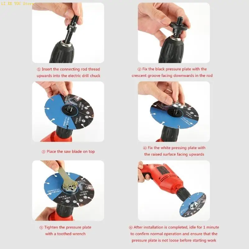W3JE Electric Drill Agles Grinder Связок для полировки адаптер держателя колеса