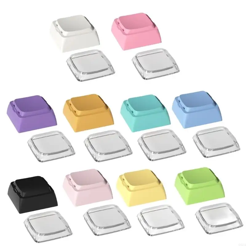 8pcs XDA Profile PBT+PC Keycap Set, Durable, Comfortable Typing for Mechanical Use with Classical Colors