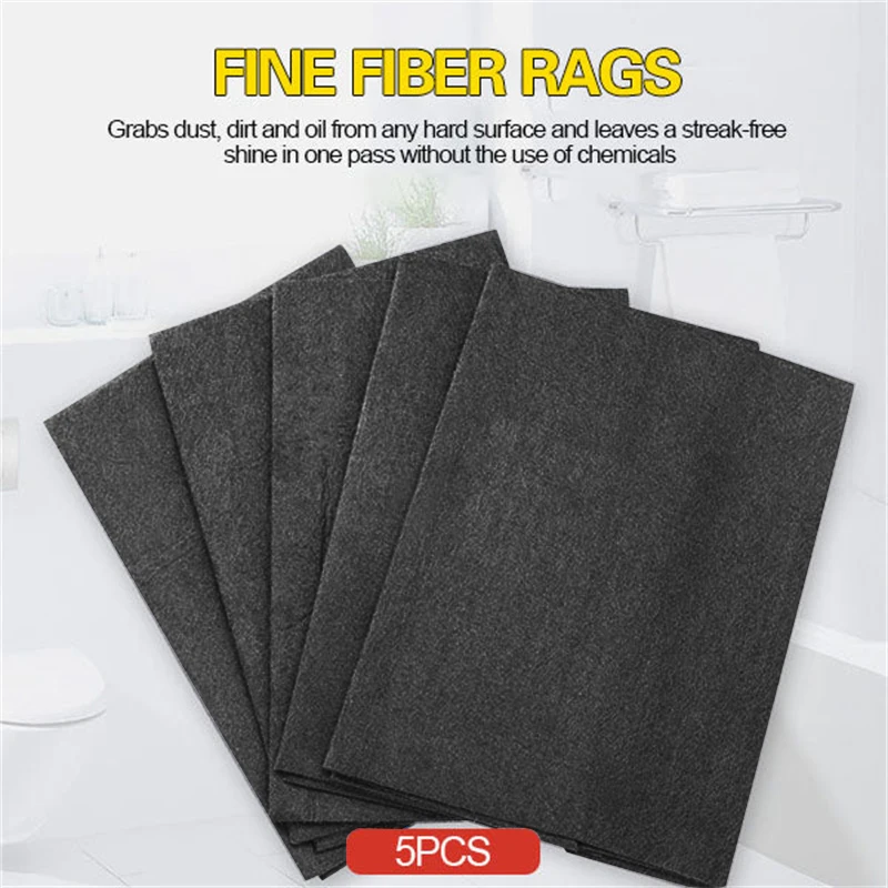 1PCS Thickened Magic Cleaning Cloth No Watermark Glass Wiping Cloth Reusable Window Glass Cleaning Cloth Rag Kitchen Towel