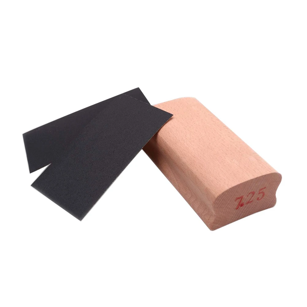 

1Set Radius Sanding Blocks for Guitar Bass Fret Leveling Fingerboard Luthier Tool,Type 12JAS