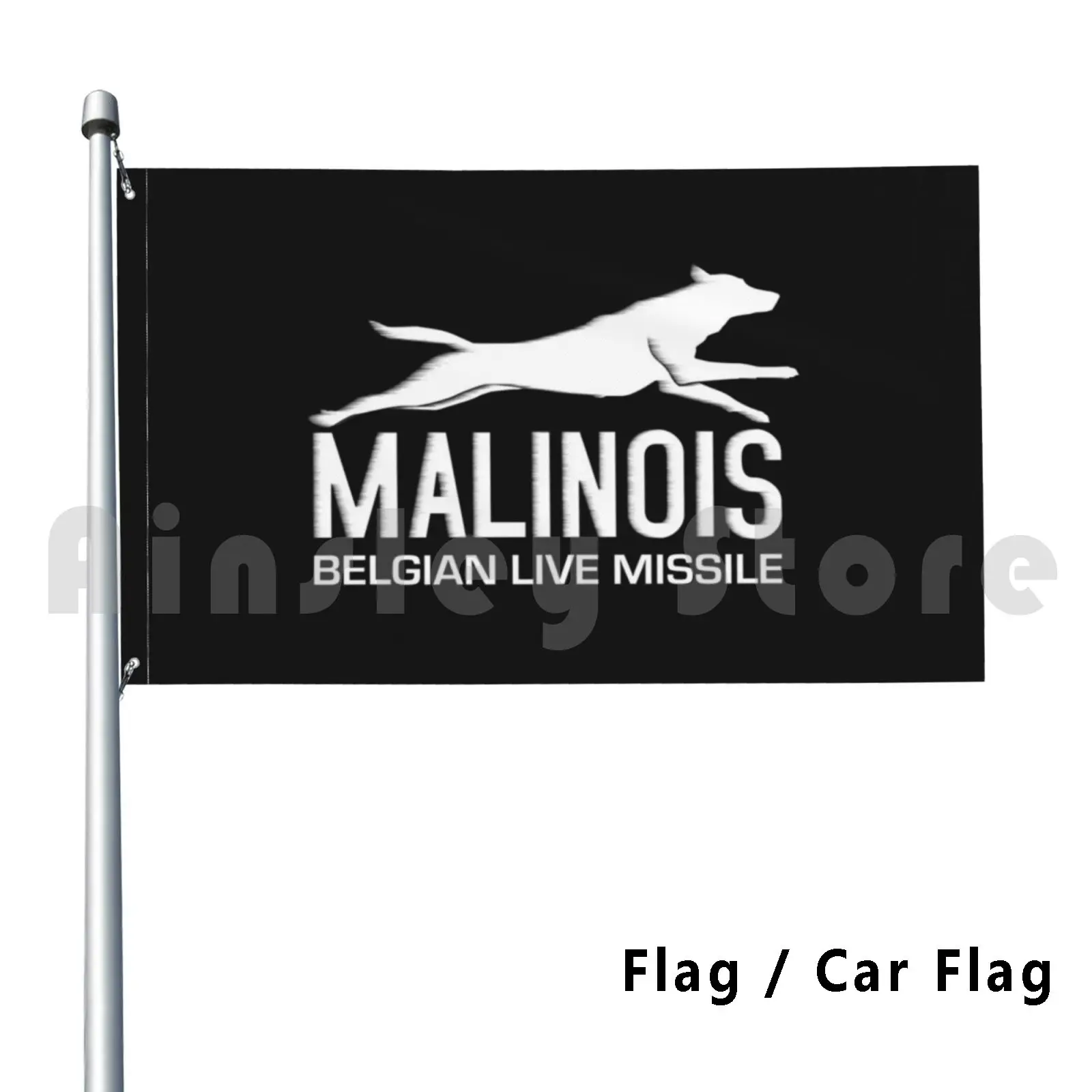 Belgian Shepherd-Malinois Flag Car Flag Funny Malinois Malinois Dog Belgian Shepherd Belgian Malinois