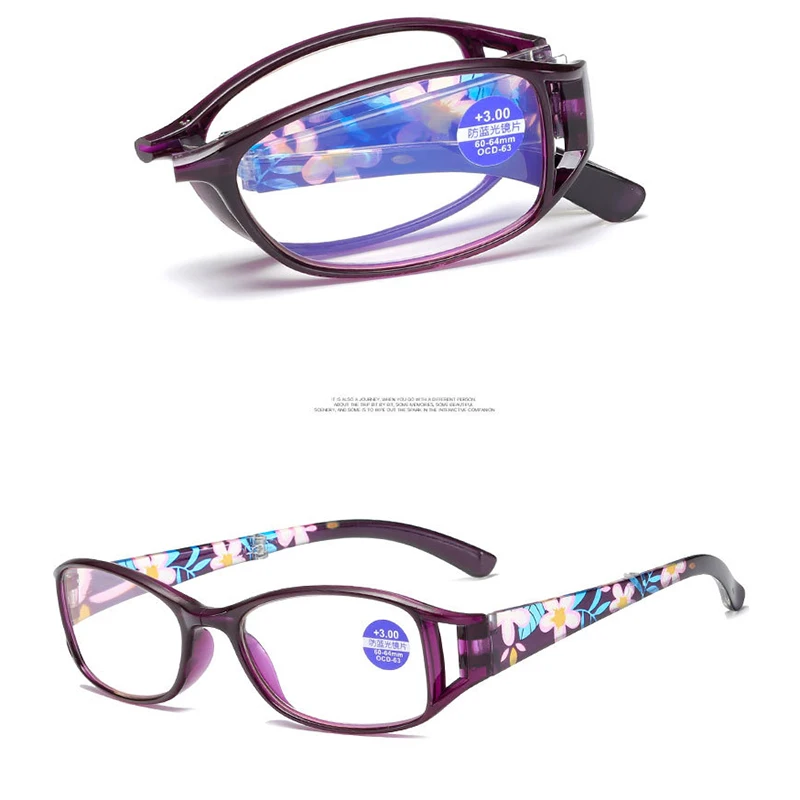 Tragbare Falten Lesebrille Männer Frauen Multifokale Bifokale Gläser Alte Auge In Der Nähe Von Weit Progressive Presbyopie Brillen Keine Fall – Detail 10