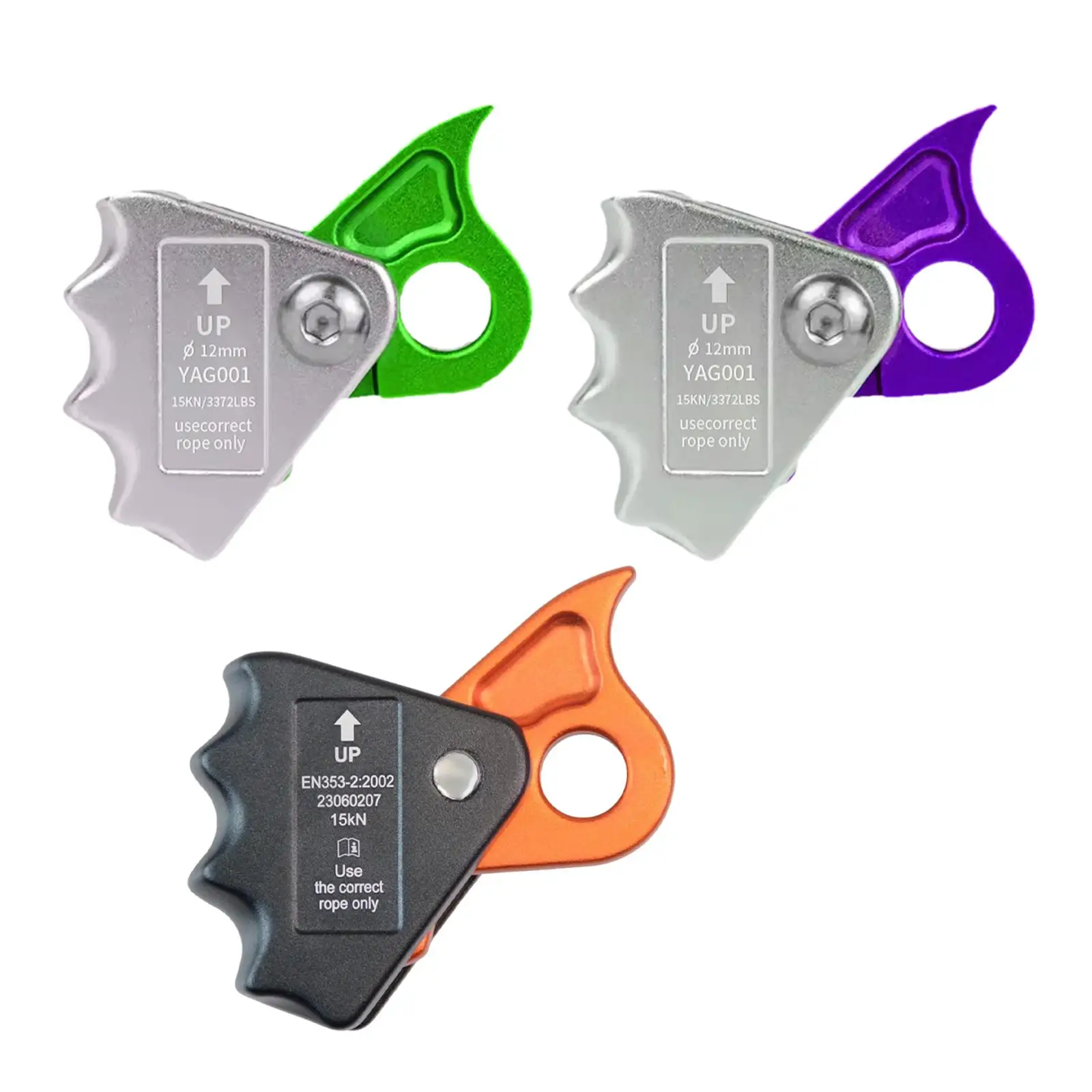 Dispositivo de colagem de queda de corda de garra de corda ajustador de garra de cordão de alta resistência