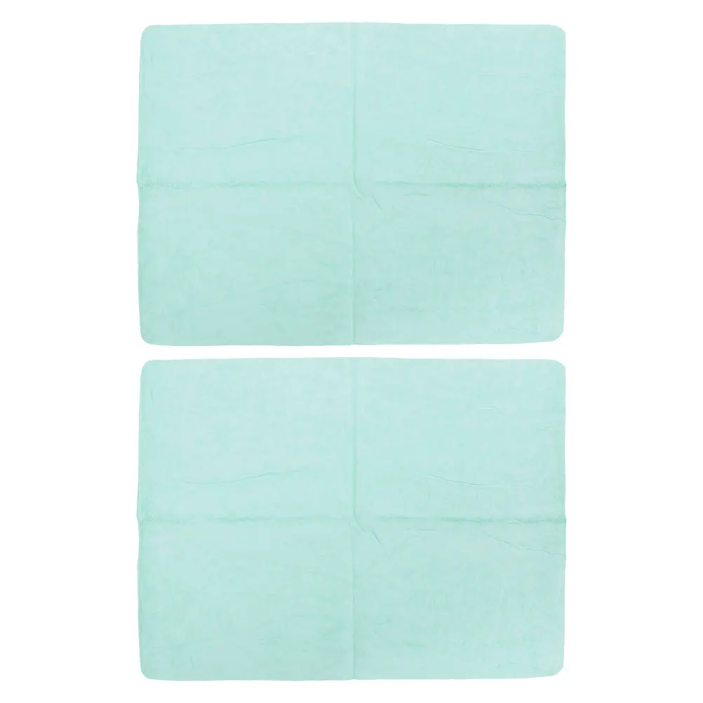 

2Pcs Car Drying Towels Synthetic Chamois Cloth Super Absorbent Thickened Car Wash Drying Cloth Detailing Supplies