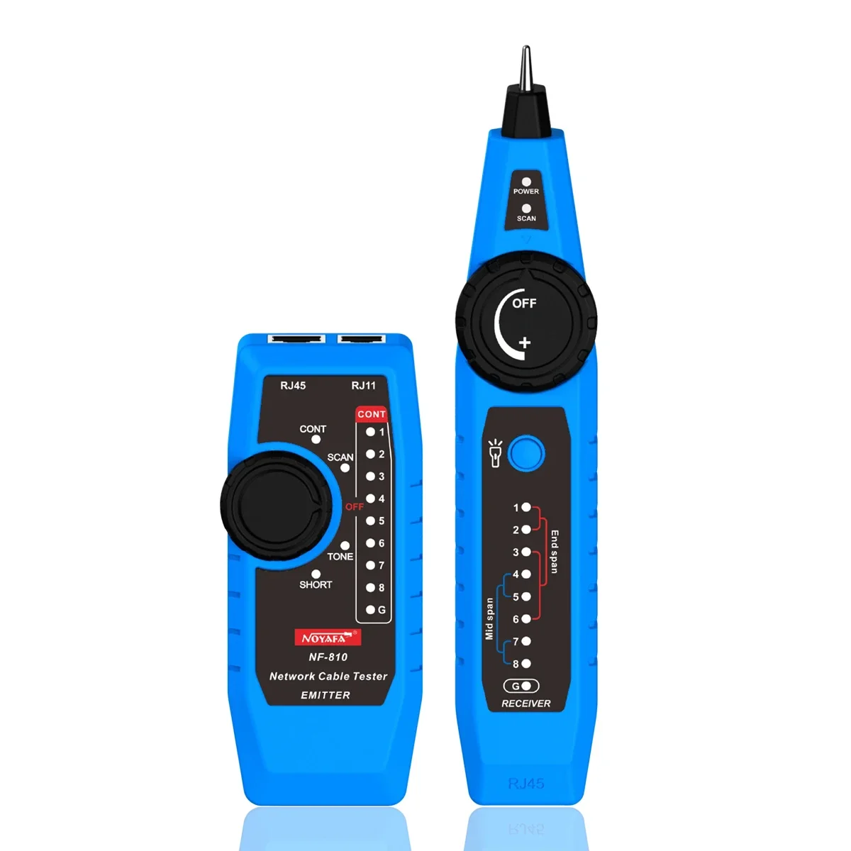 network table tester rj11 and rj45 lcd display poe Switch test line finder cat5 cat6 Telephone cable line tester