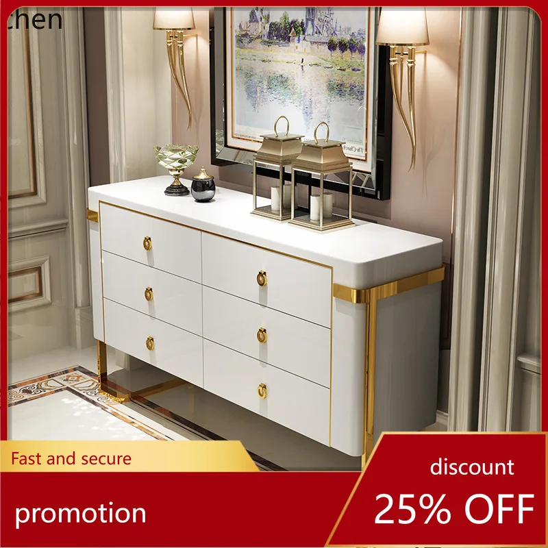 

HXL Light Luxury Sideboard Entryway Cabinet Hotel Tea Storage Cabinet Entryway