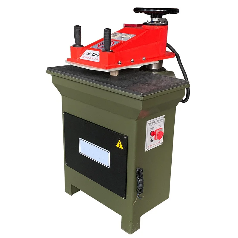 Guangdong Machinery Small Shoe Leather Hydraulic Rocker Cutting Machine/Swing Arm Cutting Machine