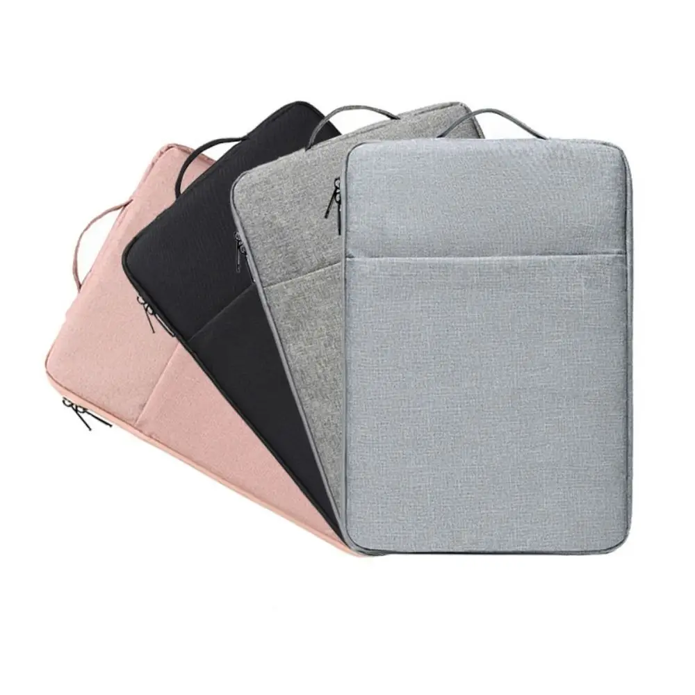 

Fashion Portable Computer Storage Bag Solid Color Oxford Tablet Cover 13/14inch Clutch Bag Laptop Bag School
