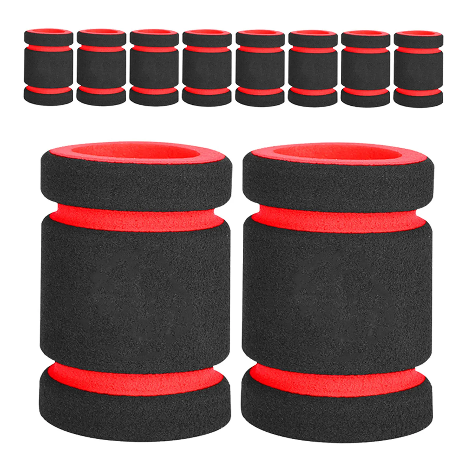 

10 шт. Защитные эластичные накладки на рукоятки для тату-машинок, нескользящие чехлы-грипсы, принадлежности для татуировок