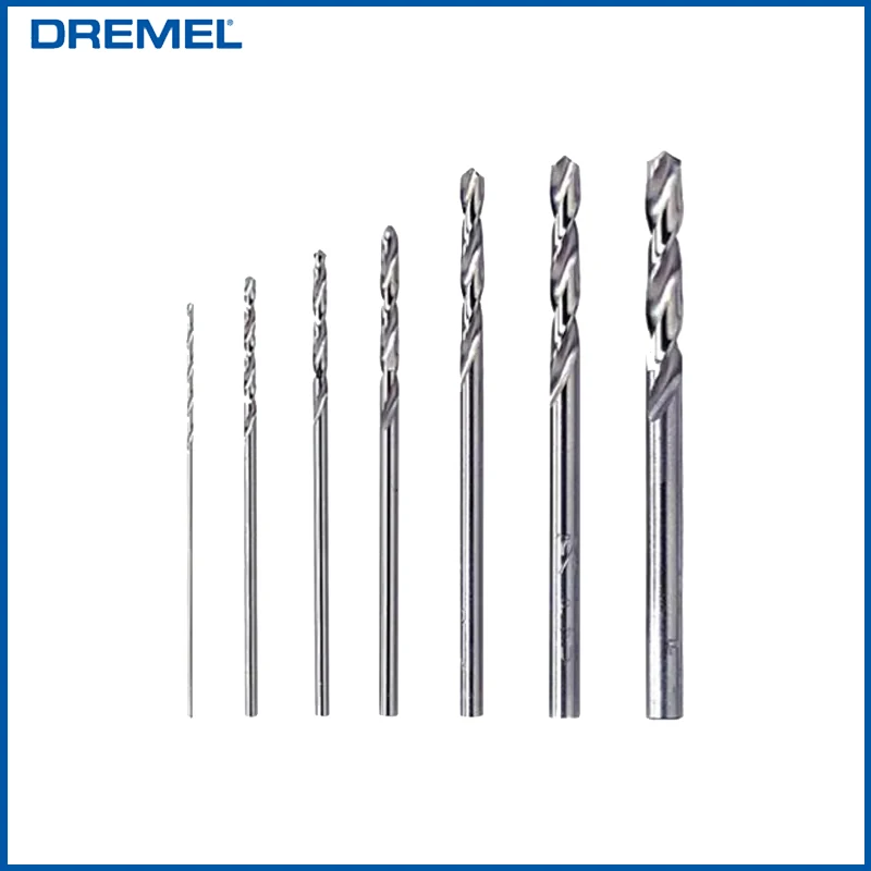 

Dremel 628 точные сверла 7 шт. многофункциональные сверла 0,8-3,2 мм высокоскоростные стальные мини сверла для роторного инструмента