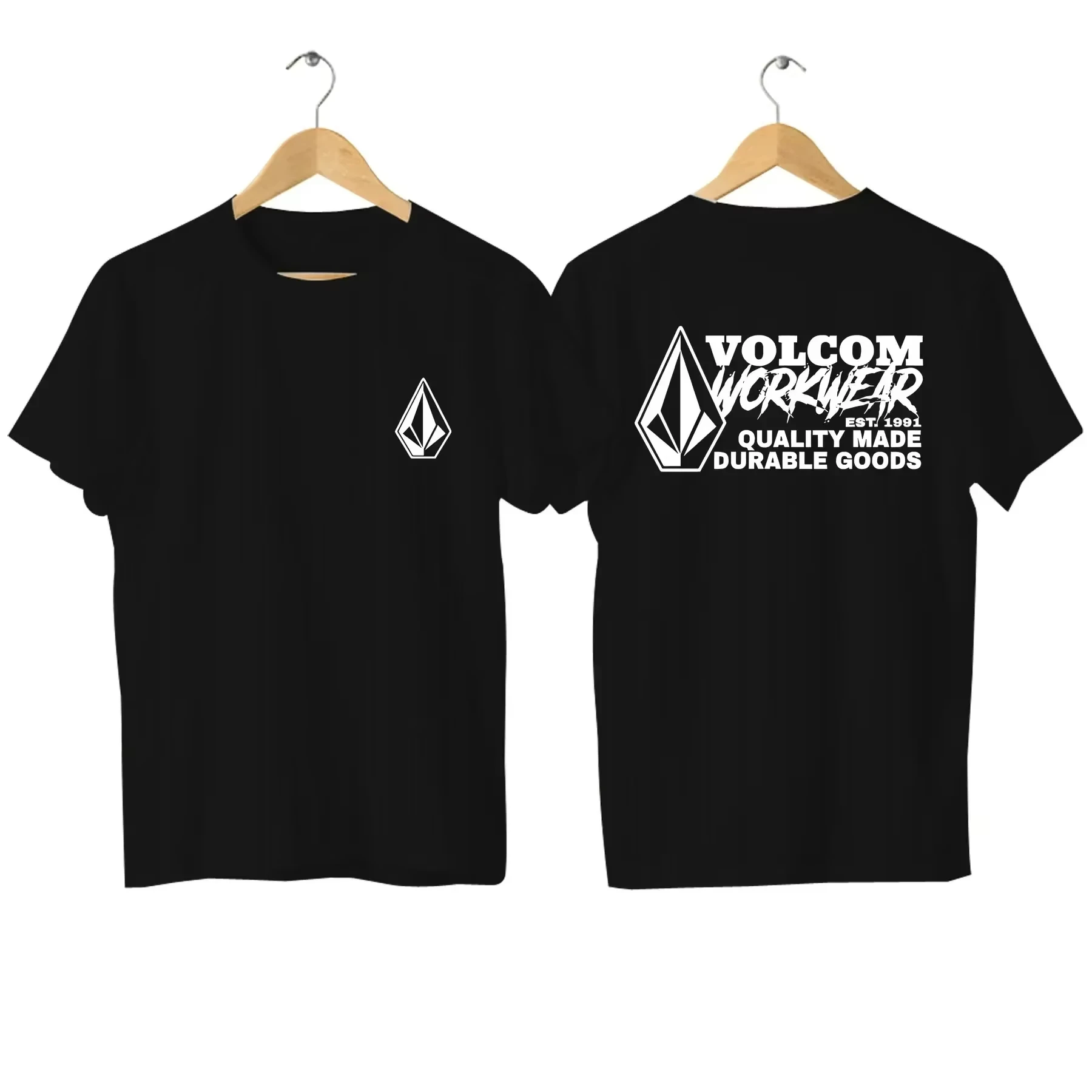 2025 Volcom Brands Men's T-shirt Luxury Brand Volcom T-shirt Short Sleeve Y2k T-shirt Women's Fashion Crew-neck Tops Tees