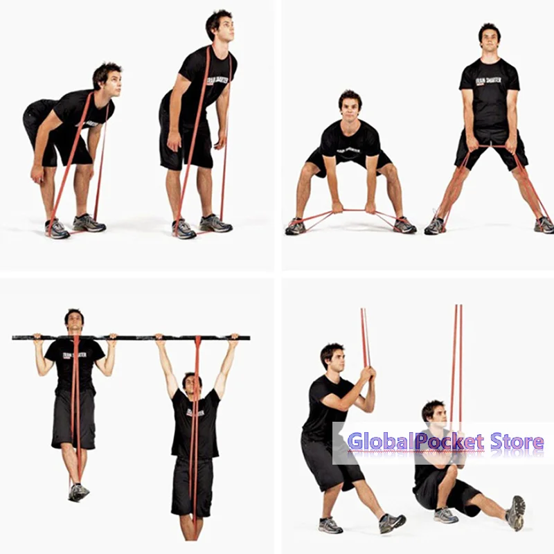 [TG823]2080mm Pull Up Power Resistance Band Elastic Exercises Rubber Band For Fitness