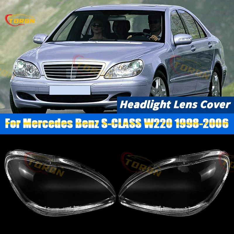 

Для Mercedes Benz S-Class W220 1998-2006 автомобильная фара, крышка объектива, абажур, крышка фары, автомобильные аксессуары