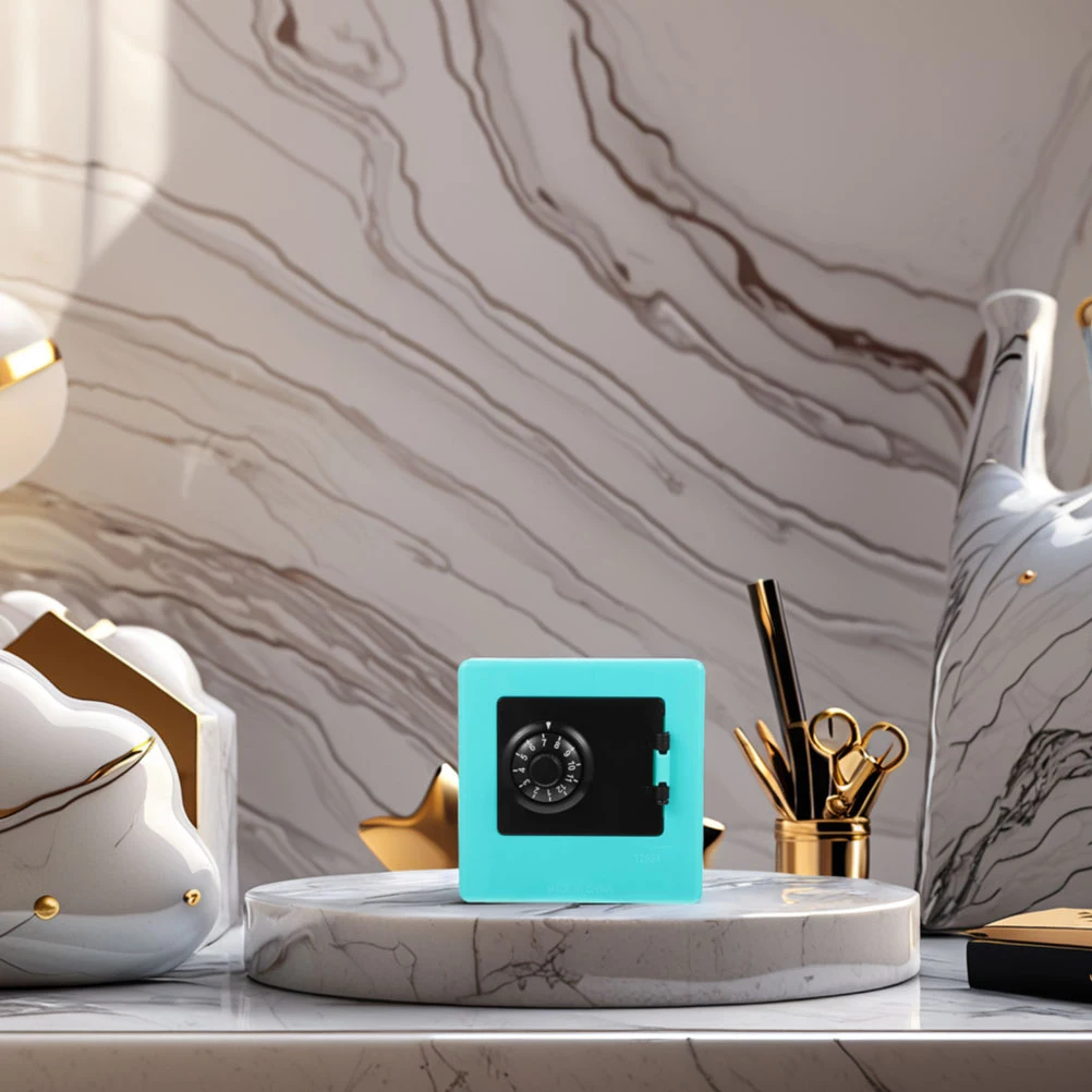 2pcs Kids Mini Safe Box Password Lock Coin Storage Jar Savings Bank For Children Boys Girls Party Favors Money Box With