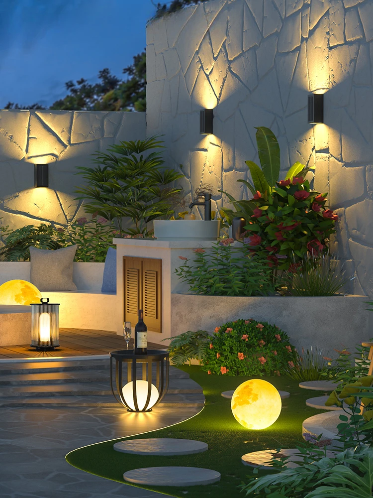 The product can be customized.Outdoor lamp solar garden lamp lawn lamp balcony garden decoration yard villa floor lamp