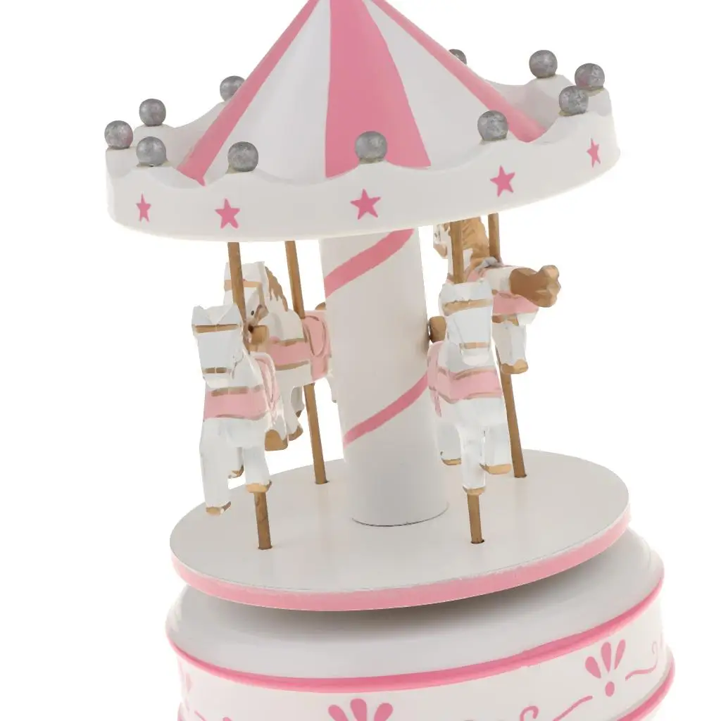 

Деревянная музыкальная карусель-мелоун с ручным приводом, подарочное украшение для детской комнаты