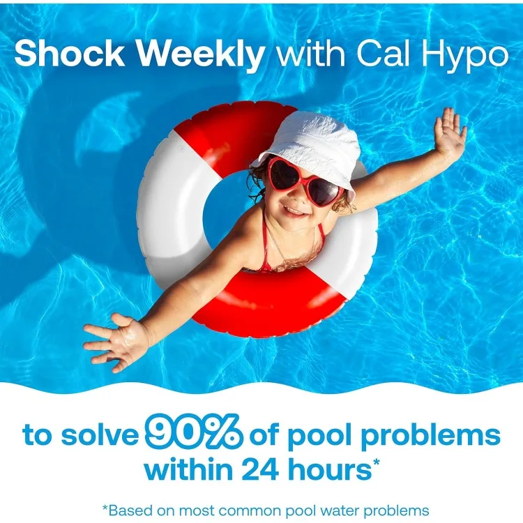 HTH 52037R Pool Care Shock Advanced, Swimming Pool Chemical - Cal Hypo Formula, Prevents Bacteria & Algae, Restores Crystal Clea image 4