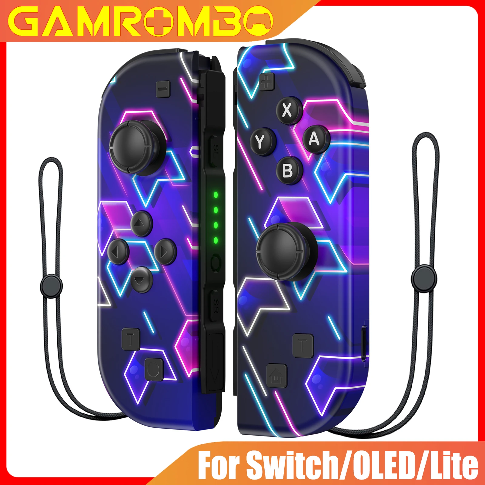 Wireless Joypad For Switch/OLED/LITE/PC/IOS/Android Controller W/RGB LED L/R Turbo Dual Vibration Wake-up Funcs Gamepad Joystick