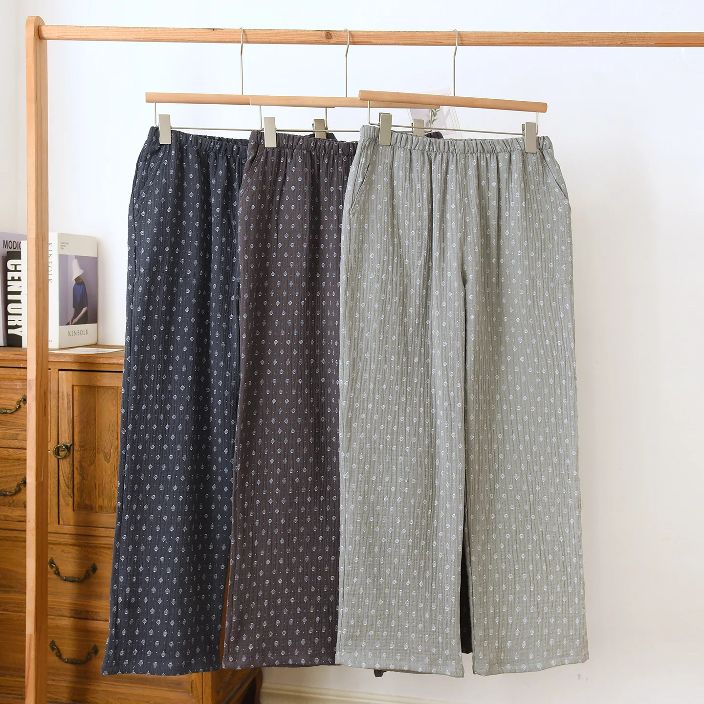 Pure Cotton Men's Pajamas Sleepwear For Men Pajama Pants Spring Autumn Sleepwear For Sleeping Pyjama Bottoms Room Wear