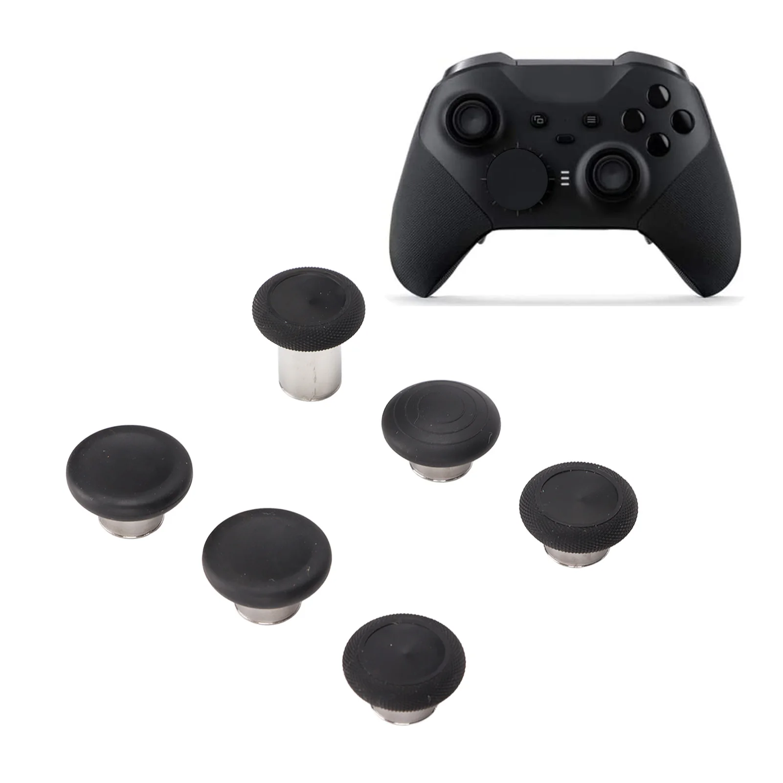 

Metal Replacement Joysticks Grip Swap Joysticks for Xbox One Elite Series 2 Metal Joysticks Replacement Mod Swap Joysticks
