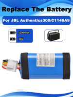 3.6V 5200mAh C1146A9 Replacement Speaker Battery For JBL Authentics 300 Bluetooth Speaker Parts Accessories