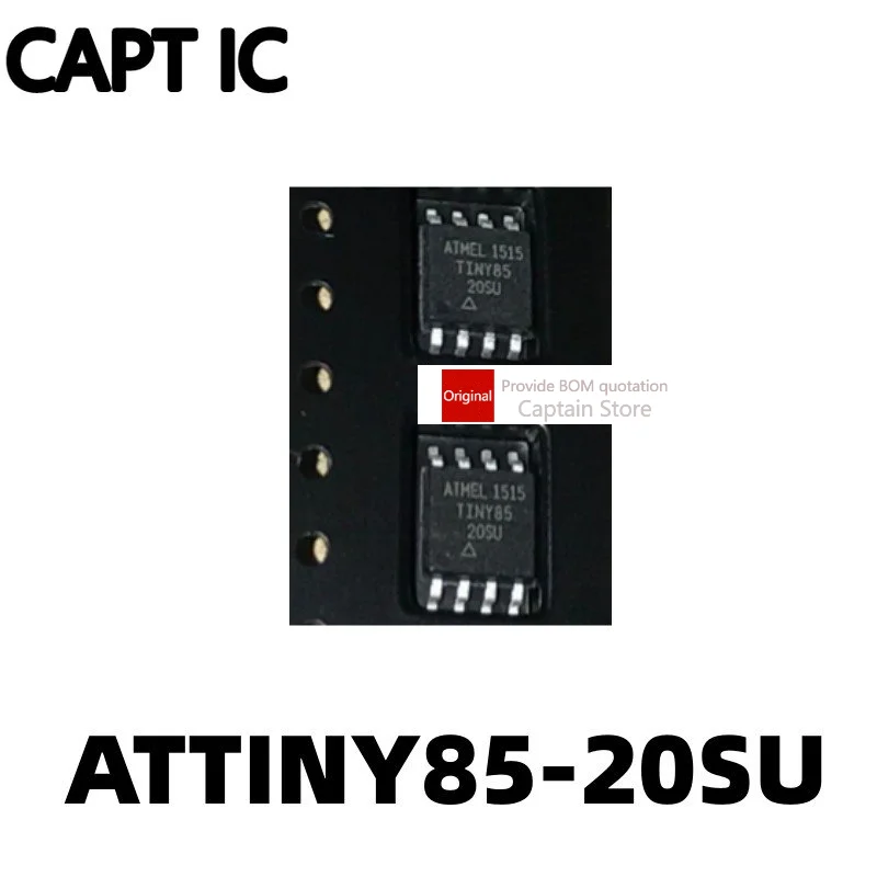 

5PCS ATTINY85 ATTINY85-20SU INY85 SOP-8 Wide Body MCU Microcontroller