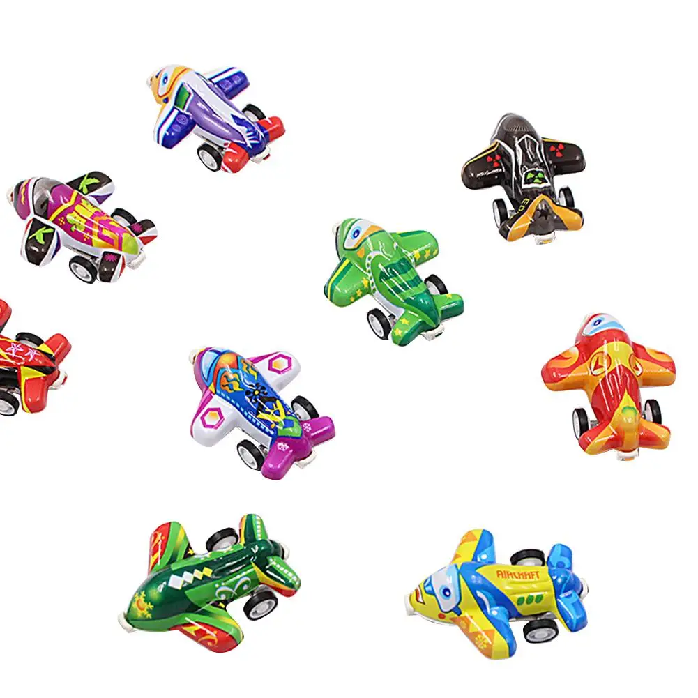 ของเล่นโมเดลเครื่องบินขนาดเล็กเฉื่อยสีสันสดใสสำหรับเด็กของขวัญสำหรับเด็กผู้ชาย