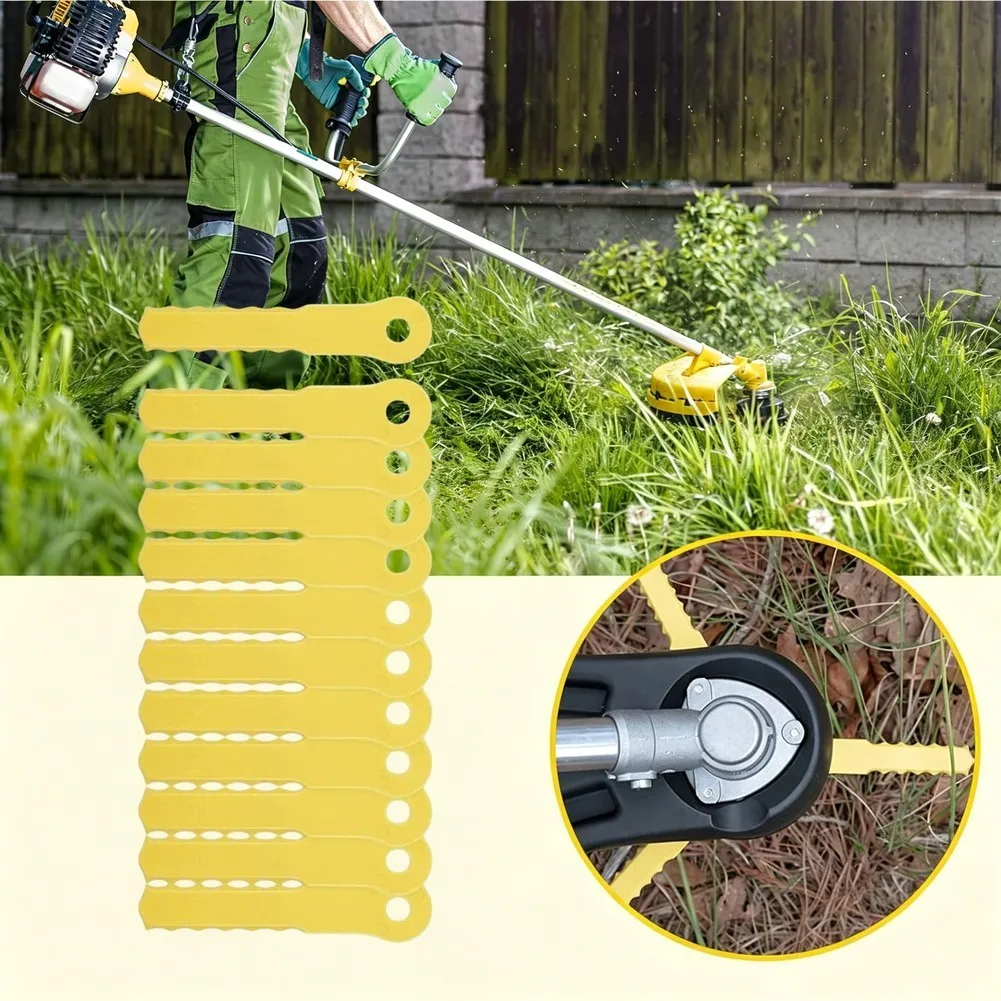 SOFT-30Pcs 70289A 14867B Replacement ABS Nylon Head Blades For Weed Warrior 3-Blade Trimmer Head String Trimmer Parts