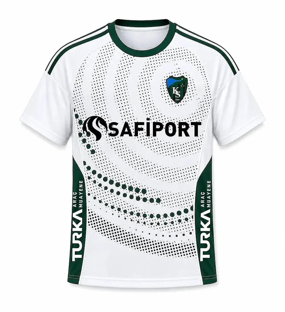 2026‑2027 Kocaelispor Soccer Jersey Short Sleeve Turkish League Football Shirt Men Fan Sport Uniform Family Matching Colthing