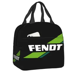 Custom Fendt Tractors Logo Insulated Lunch Bags for School Office Portable Cooler Thermal Lunch Box Women Children