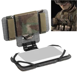 Tactical Militar Phone Pouch Foldable Molle Hunting Vest Chest Phone Navigation Board Outdoor Camping Map Case Airsoft Gear