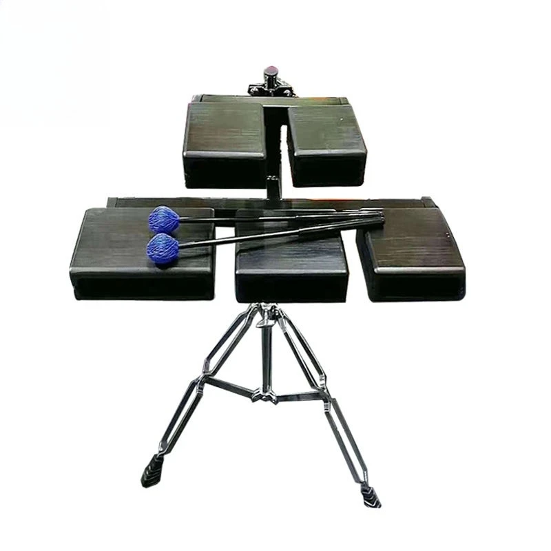 Sinfonía orquesta música folclórica percusión bajo claqueta estante Jazz tambor plástico Cowbell juego Musical Musical Muyu