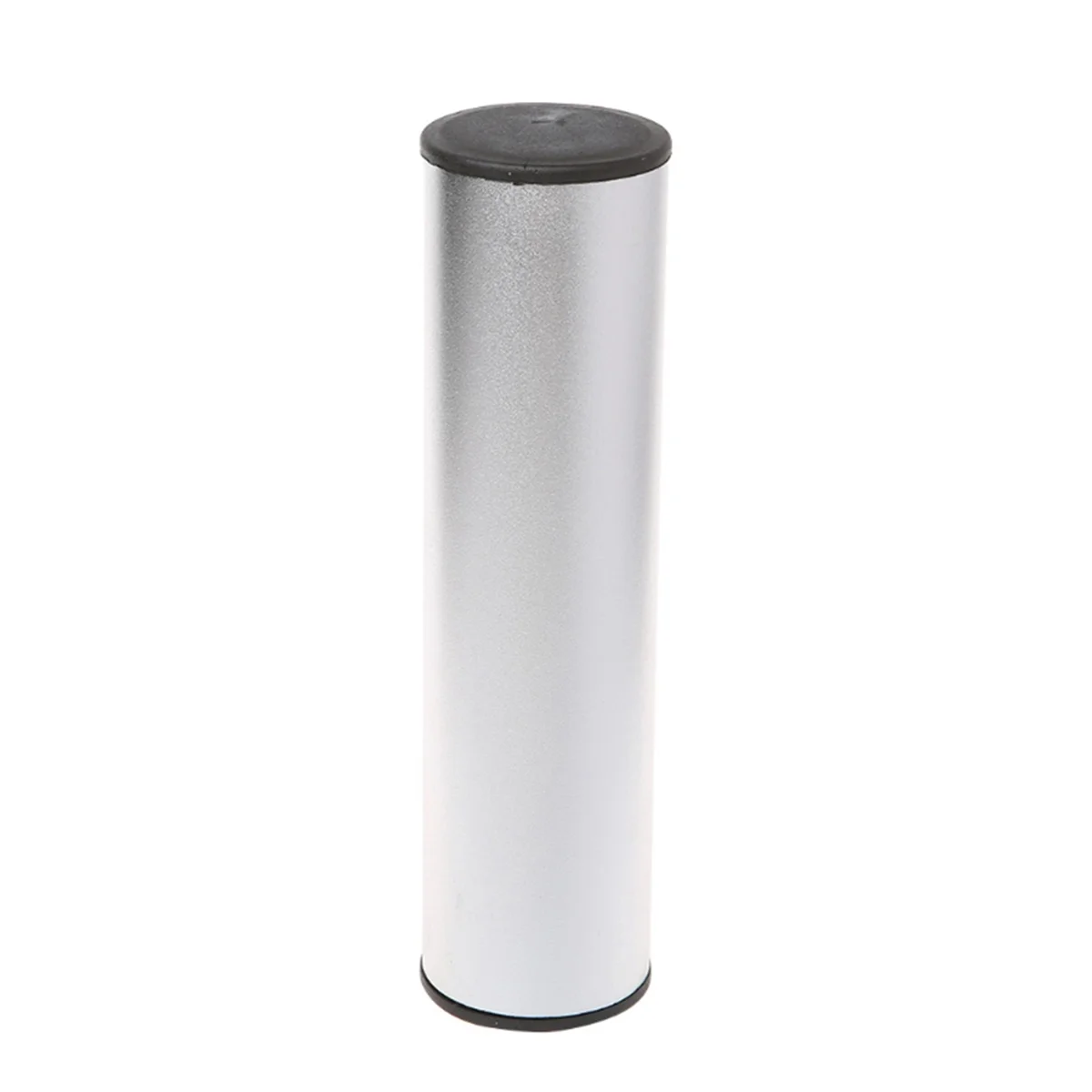 Professional Stainless Steel Cylinder Sand Shaker Rhythm Musical Instruments Percussion for Band Accompaniment,Silvery