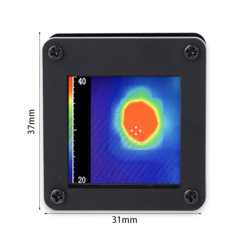 Display LCD Dispositivo di rilevamento termocamera Dispositivo di rilevamento Telecamera di temperatura Strumenti di misurazione professionali digitali ad alta precisione