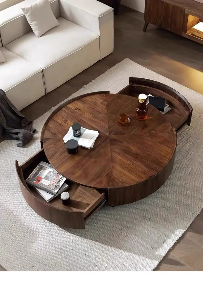 Q Cheap Center Coffee Table Decoration Accessories Bedroom Space Saving Side Table Moving  Mesa Auxiliar Home Furniture   F