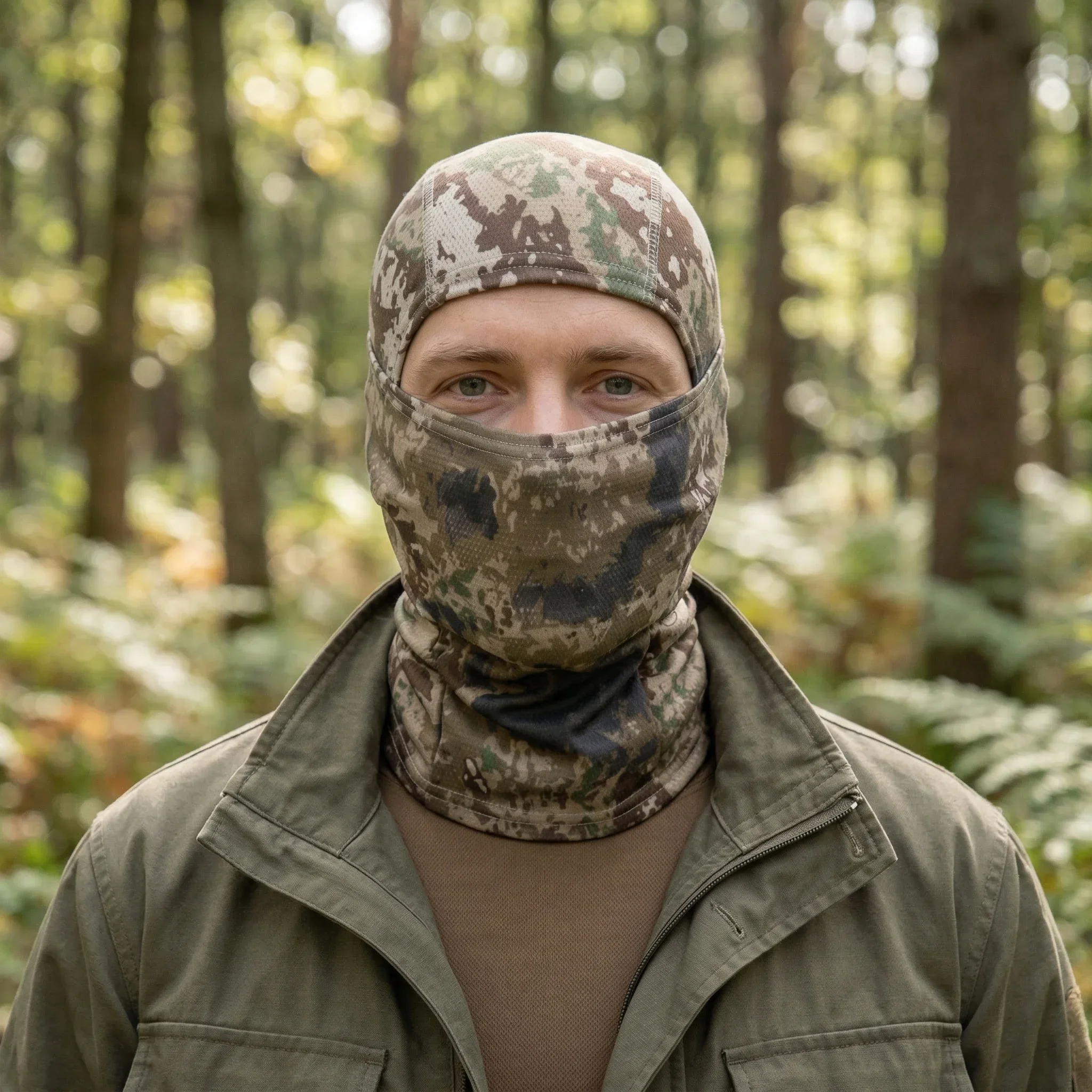 Sommerliche, elastische, atmungsaktive Sturmhaube für Damen und Herren, Sonnenschutz, Fahrrad-Vollgesichtsmaske, Schal zum Wandern, Angeln, Skifahren – Detail 13