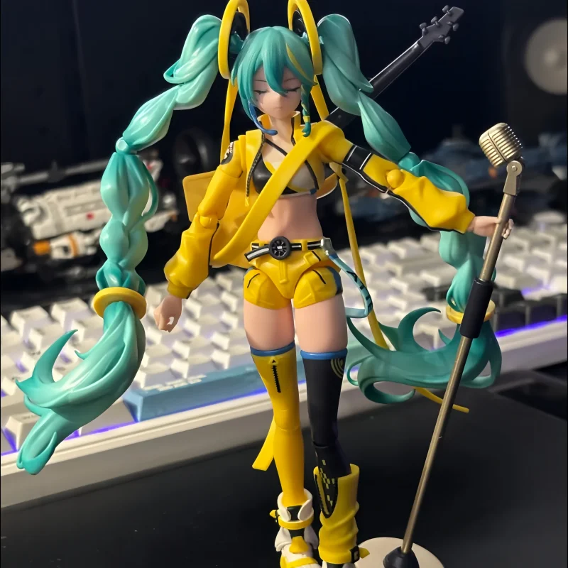 جديد حقيقي Blokees 17 سنتيمتر Hatsune Miku لطيف أنيمي عمل نموذج لجسم جمع المنقولة غرفة الديكور اللعب هدايا عيد الميلاد