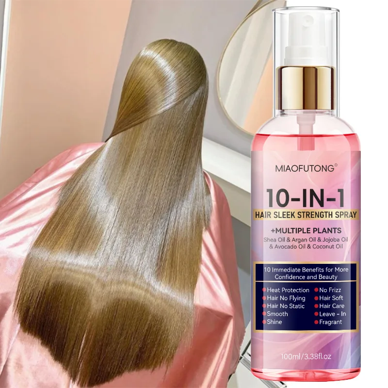 10 IN 1 wash free hair care portable spray moisturizes, softens and improves dryness