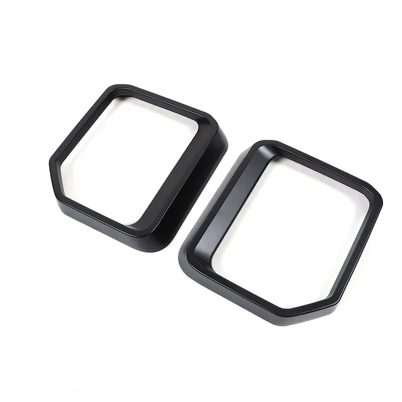 Para Toyota Land Cruiser Prado 250 2024 ABS negro espejo retrovisor de coche lluvia ceja marco decorativo decorar accesorios de coche