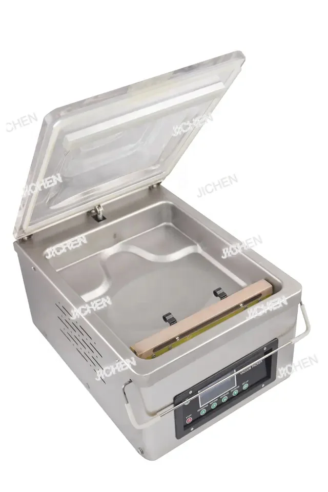 

JYC DZ-260D Легко управляемые стальные однокамерные вакуумные упаковочные машины для вакуумной упаковки