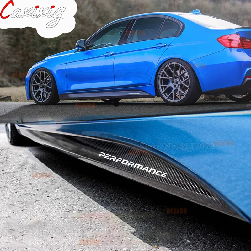 M Performance Door Side Skirt Hood Sticker Decal For BMW Series 1 F30 E90 G20 E60 F11 E46 X1 F31 F10 X3 F25 X5 F15 F48 X6 E71