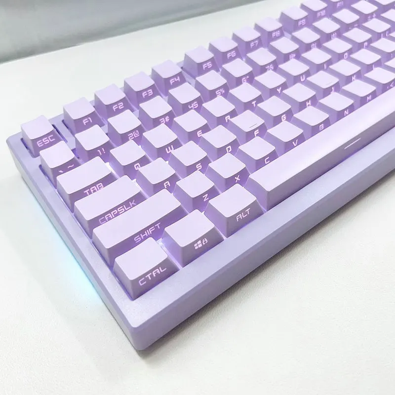 

131 Keys Keycaps Set OEM Height PBT Thermal Sublimation Keycaps Side Engraved For Mechanical Keyboard 84 68 87 104 108 Key