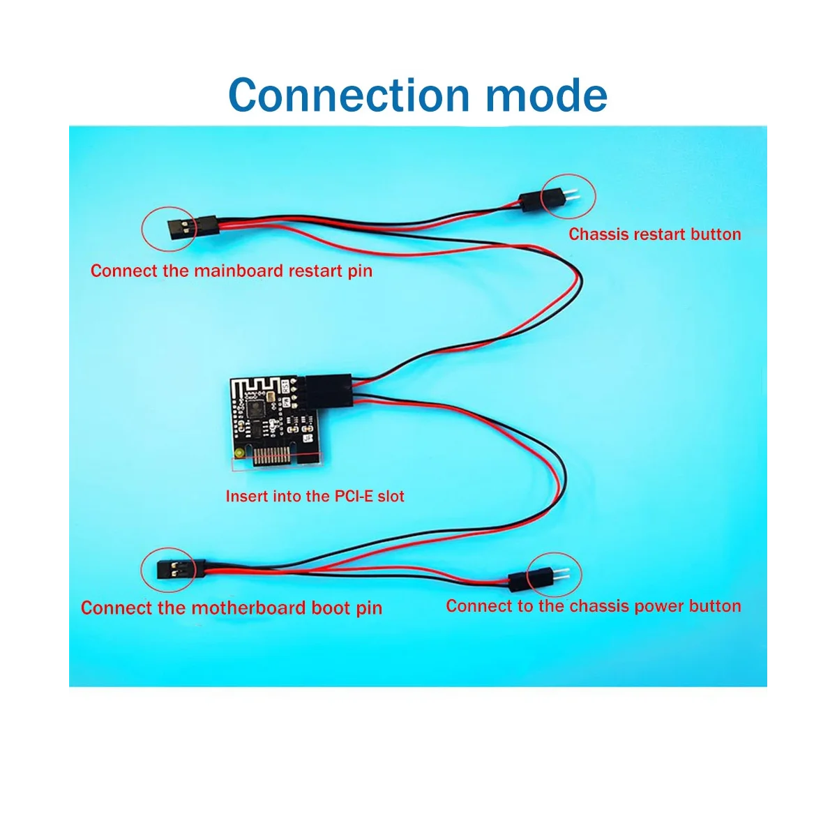 Desktop Computer Boot Kaart Wifi App Afstandsbediening Switch Card Computer Remote Boot Start Kaart