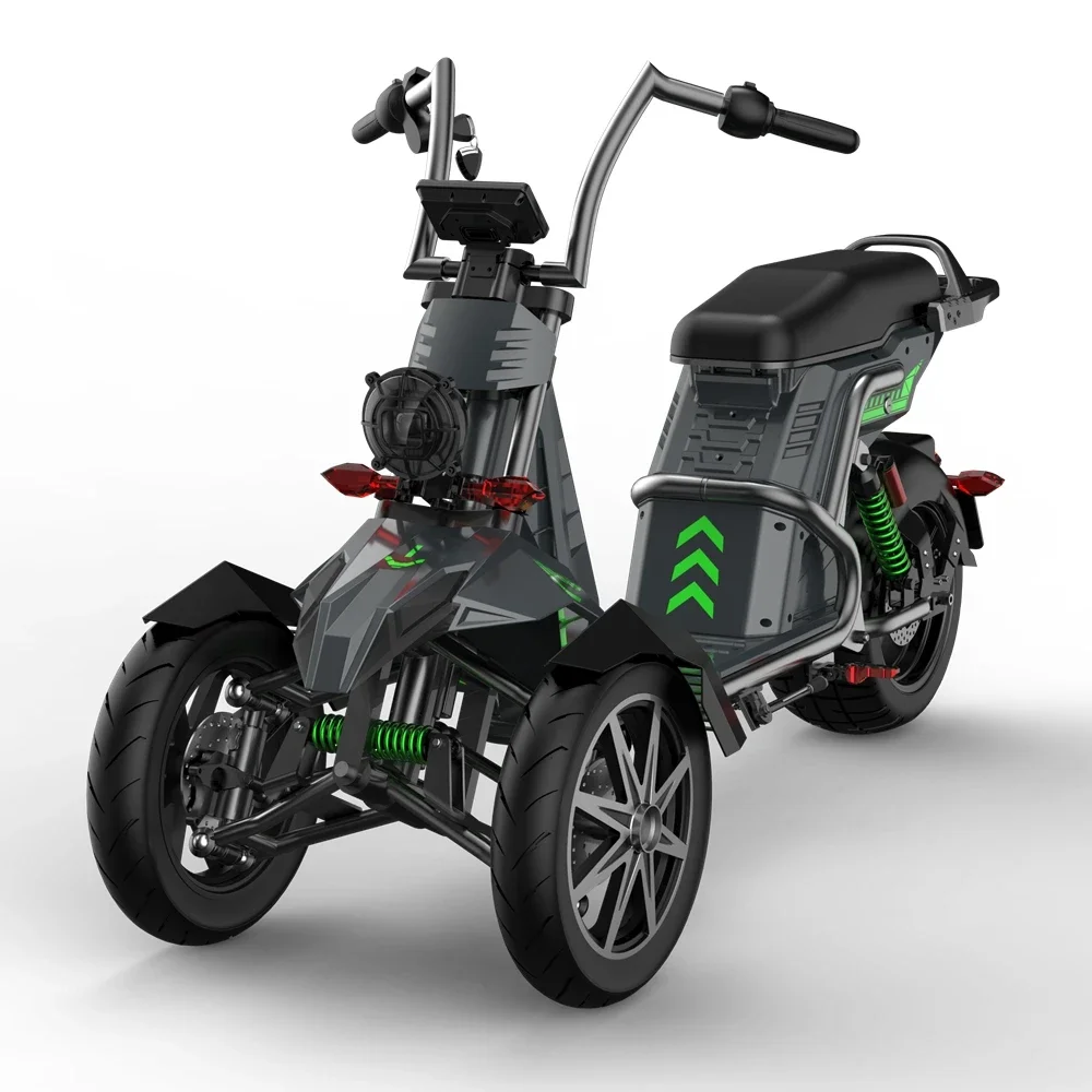 Electric Passenger Tricycle Rooder EEC 3 Wheel Electric Scooter Electric Motorcycle 2000W 3000W Motorcycle