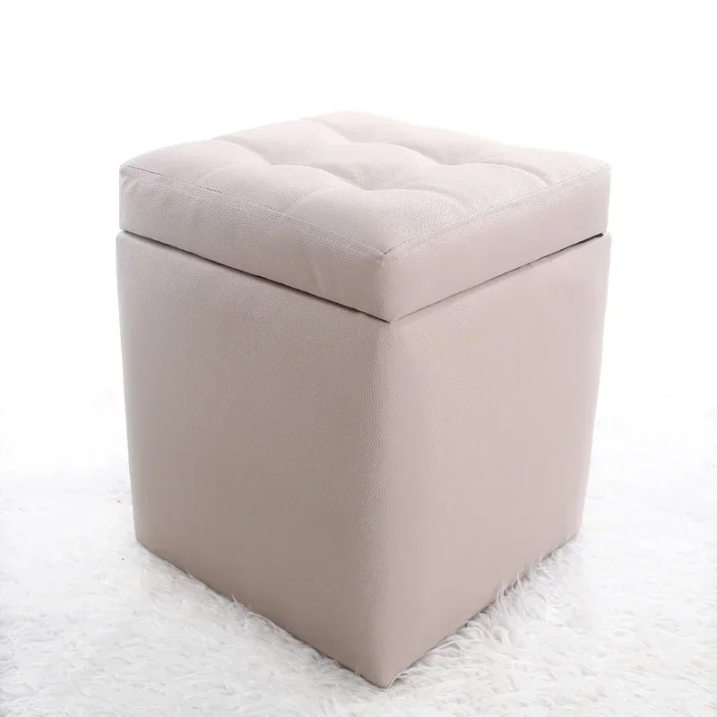 Simple Storage Stool Sofa Modern Home Furniture Living Room Fitting Room Storage Stool Leg Supporter Accept Tabouret De Stockage