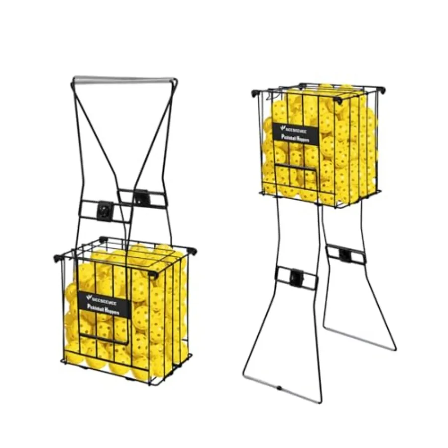 Hopper Pickleball Retriever Basket Carrier Gatherer Picker Hopper Container for Picking and Storage Training Tool Ho