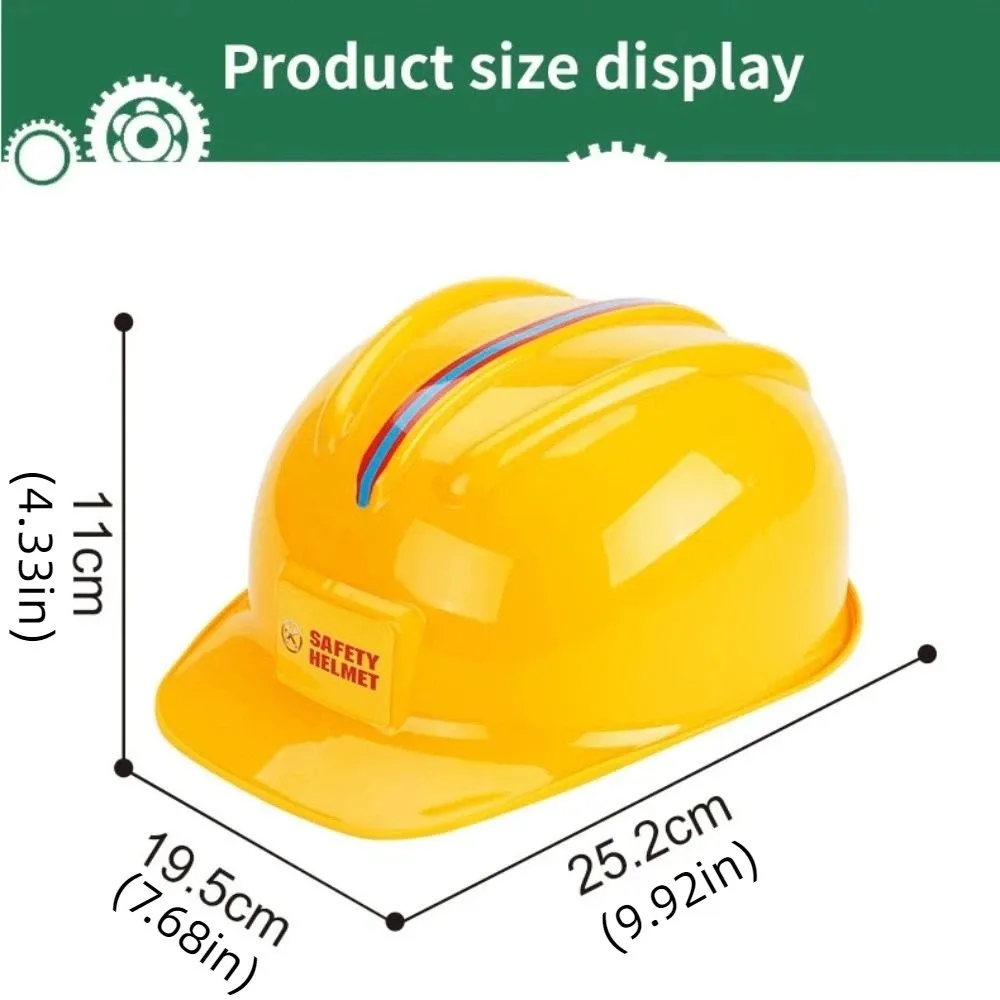 Party Cosplay Supplies Plastic Simulation Engineering Hat Cosplay Ornaments Safety Engineering Hat Construction Hat Decorations