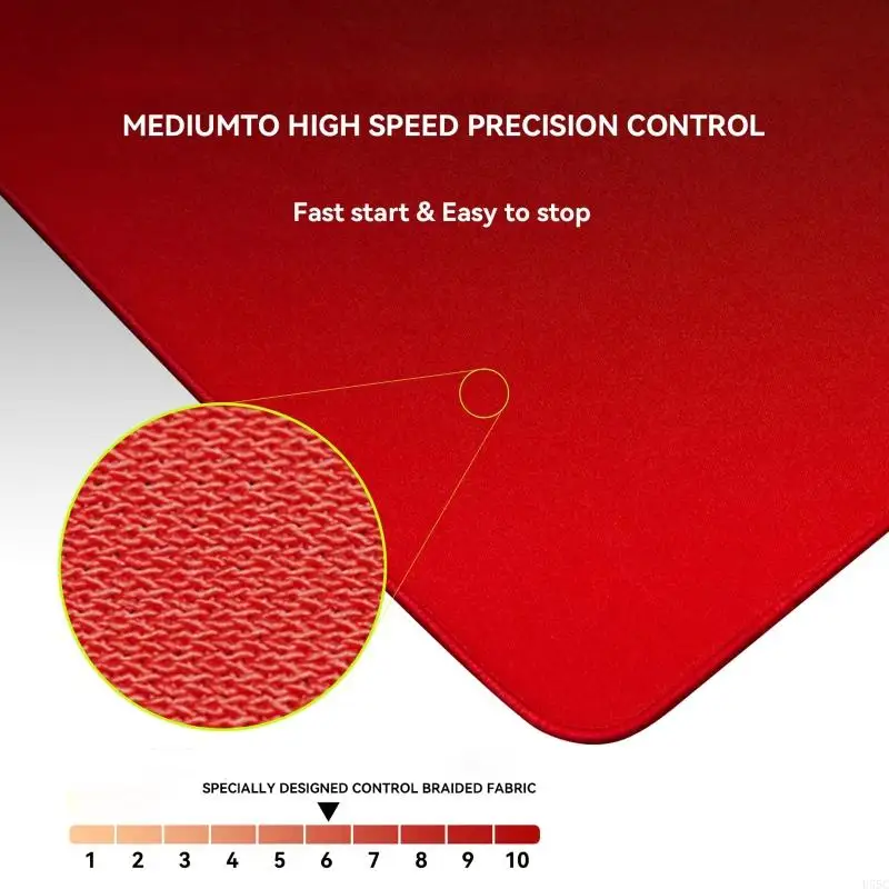 U55C Esports Game Game Mouseepad Rubber Base Base Mouse Pad для улучшения точности мыши